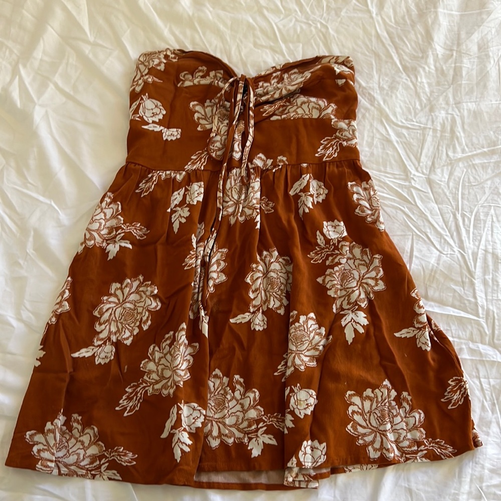 Strapless Mini Sundress